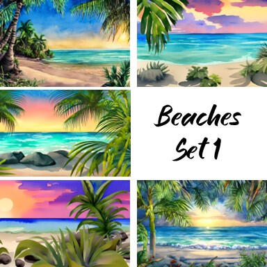 Beach Landscapes, Set 1