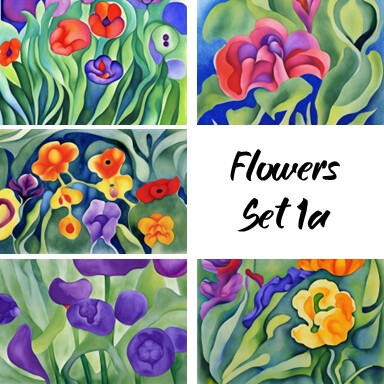 Flowers, Set 1a