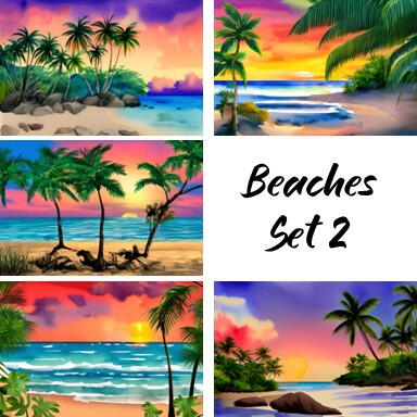 Beach Landscapes, Set 2