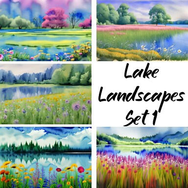 Lake Landscapes, Set 1