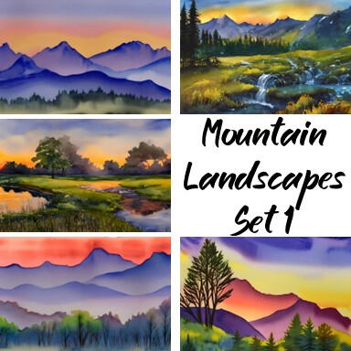 Mountain Landscapes, Set 1