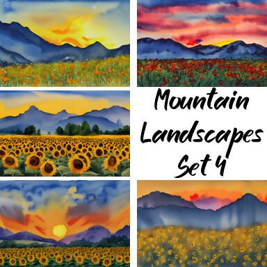 Mountain Landscapes, Set 4