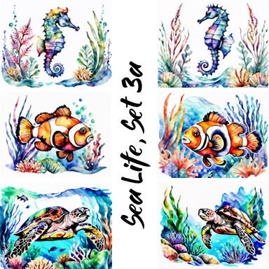 Sea Life, Set 1a